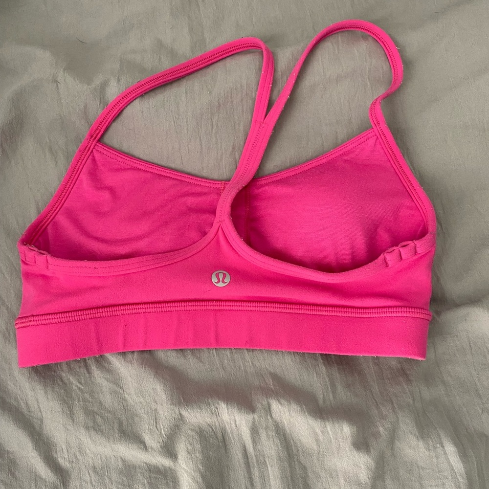 Lululemon pink sports bra size s